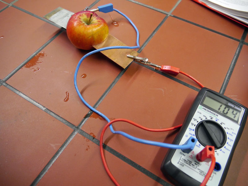 Apfelbatterie