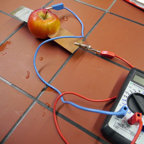 Apfelbatterie